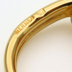 Hermes Scarf Ring Head Metal Gold Plated — view 2