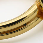 Hermes Scarf Ring Head Metal Gold Plated — view 4