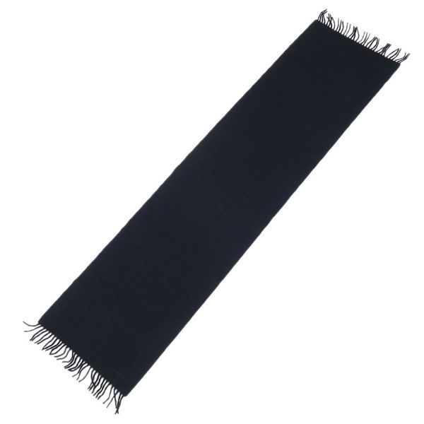 Hermes Scarf Cashmere Blue Navy — view 2