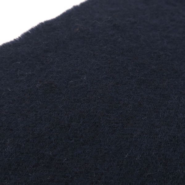 Hermes Scarf Cashmere Blue Navy — view 6