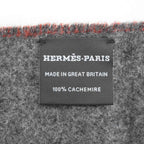Hermes Grand Mall Scarf Cashmere Red — view 5