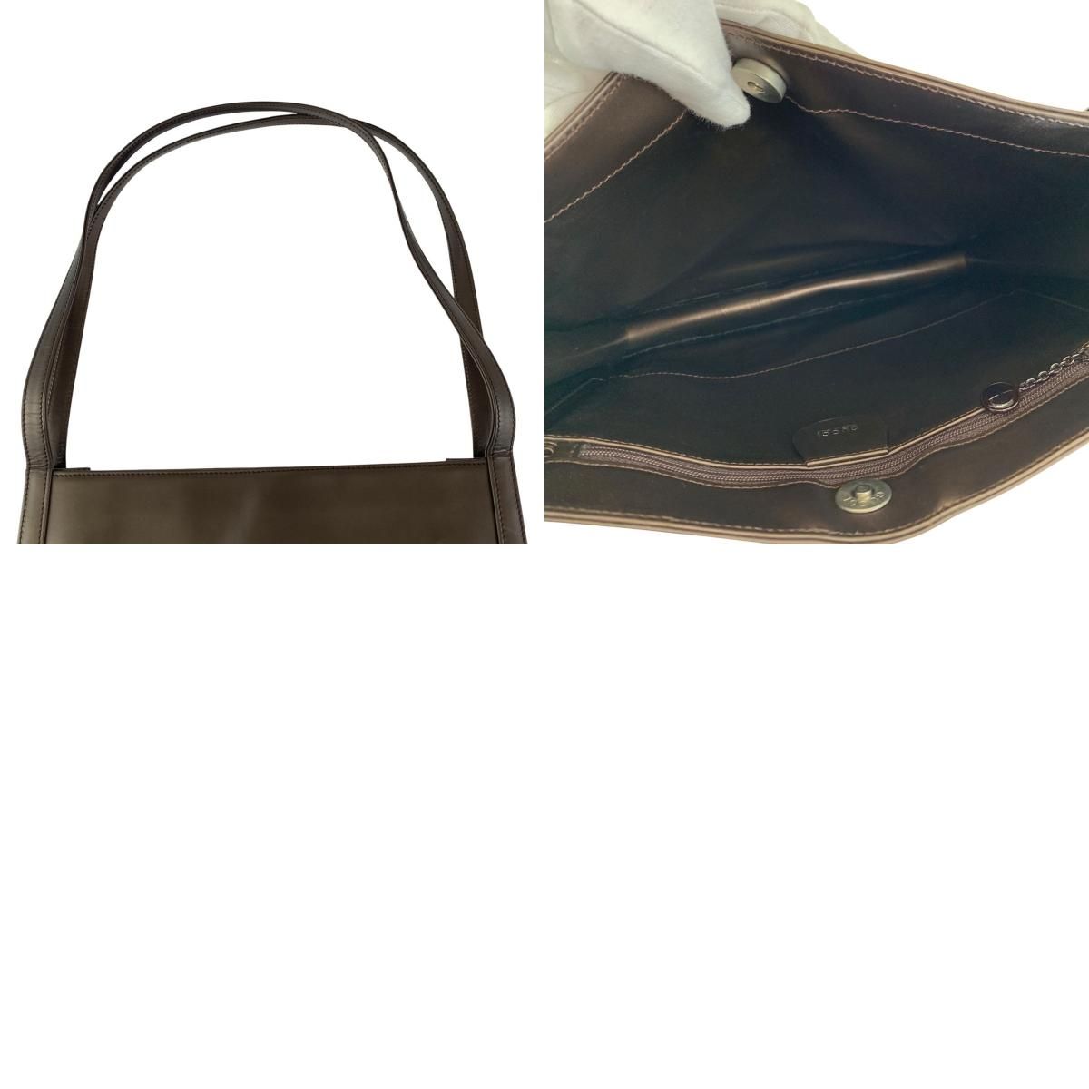 Gucci Metallic Brown Leather 000 Shoulder Bag Tote — view 9