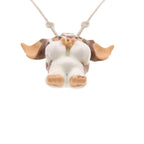 Gucci Gremlin Gizmo Necklace Brown White — view 4