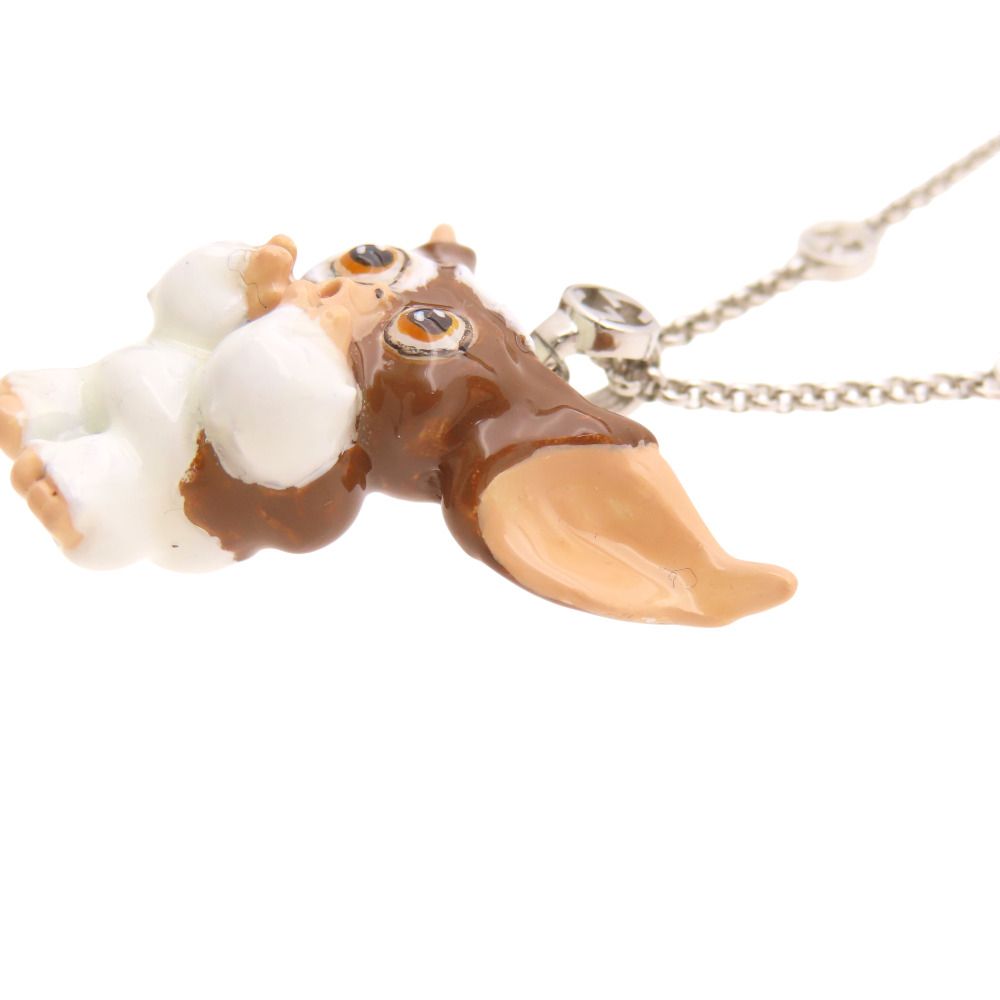 Gucci Gremlin Gizmo Necklace Brown White — view 6