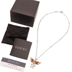 Gucci Gremlin Gizmo Necklace Brown White — view 2