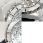 Chanel Chronograph Diamond White Ceramic Automatic Watch — view 7