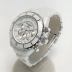 Chanel Chronograph Diamond White Ceramic Automatic Watch — view 2