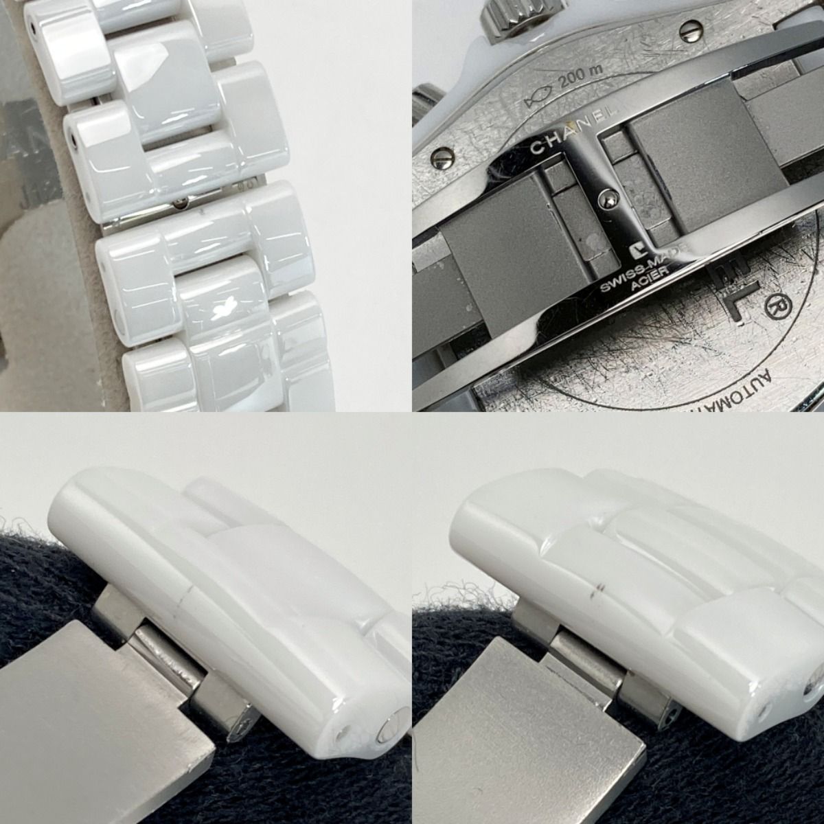 Chanel Chronograph Diamond White Ceramic Automatic Watch — view 5
