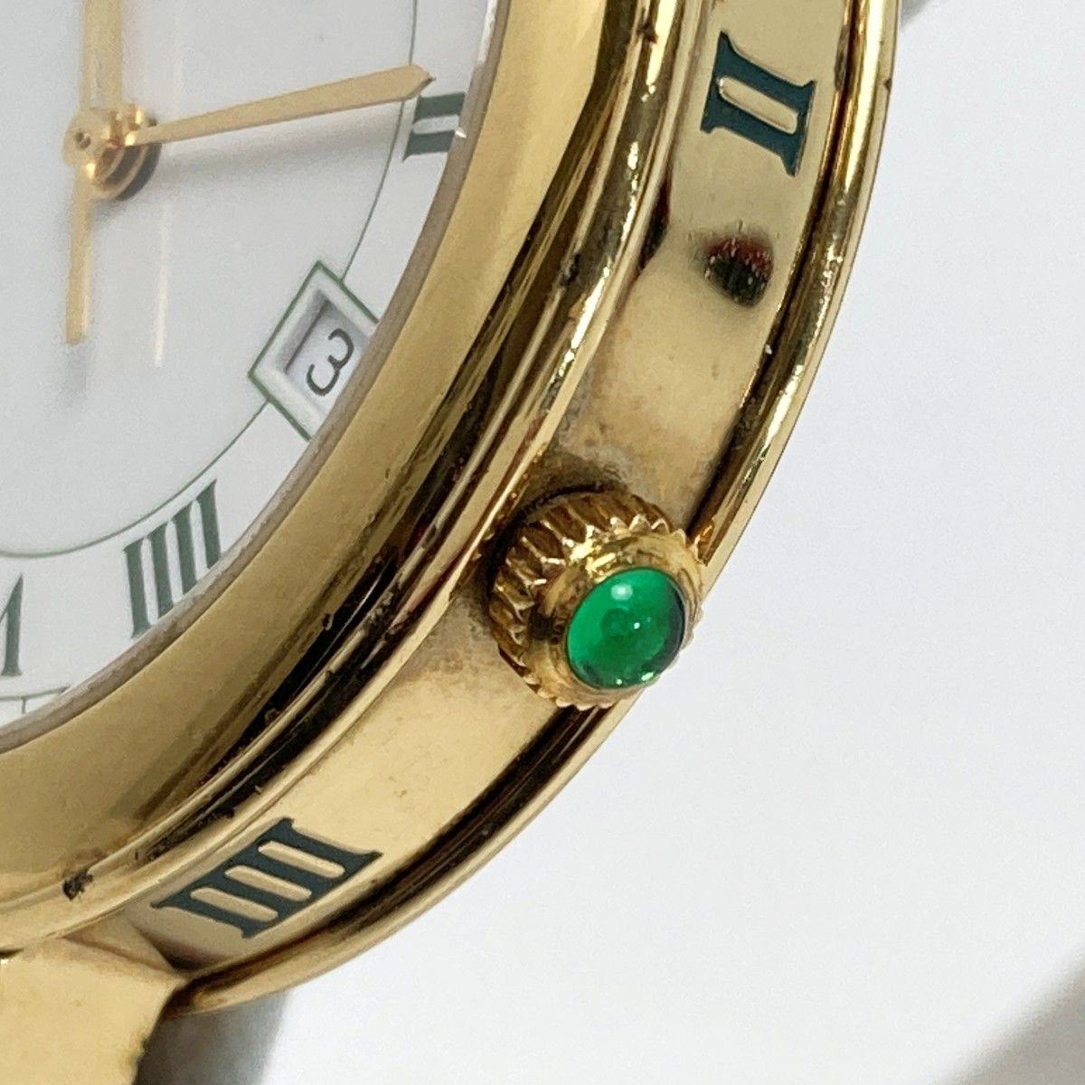 Gucci Roman Dial Date White Quartz Watch — view 3