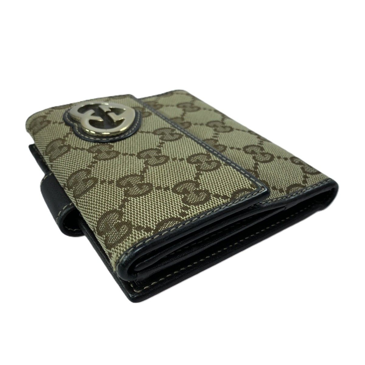 Gucci Lovely GG Canvas Leather Wallet — view 3