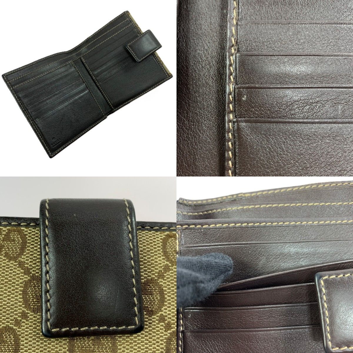 Gucci Lovely GG Canvas Leather Wallet — view 8