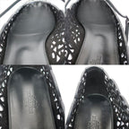 Hermes Ballet Shoes Meri Chaine D'ancre Black Calf 38.5 — view 6
