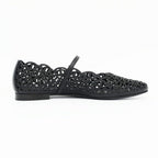 Hermes Ballet Shoes Meri Chaine D'ancre Black Calf 38.5 — view 2