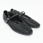 Hermes Ballet Shoes Meri Chaine D'ancre Black Calf 38.5 — view 9