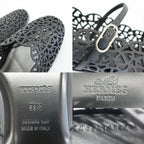 Hermes Ballet Shoes Meri Chaine D'ancre Black Calf 38.5 — view 7