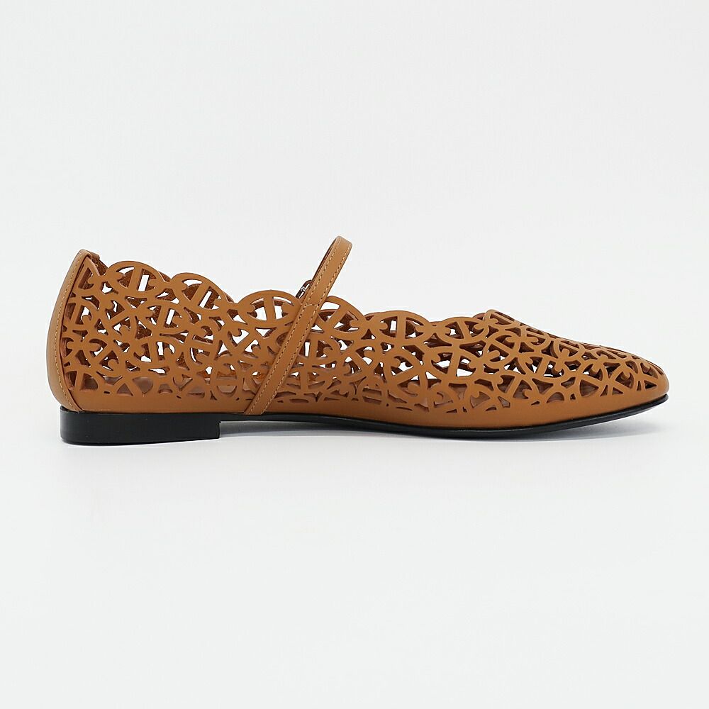 Hermes Ballet Shoes Meri Chaine D'ancre Natural Calf — view 2