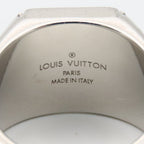 Louis Vuitton Ring Signet Monogram Metal Silver Plated — view 7
