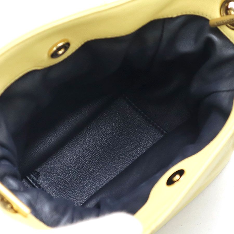 Saint Laurent Shoulder Bag Jamie Mini Cream Yellow — view 5