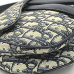 Dior Saddle Bag Leather Canvas — view 7