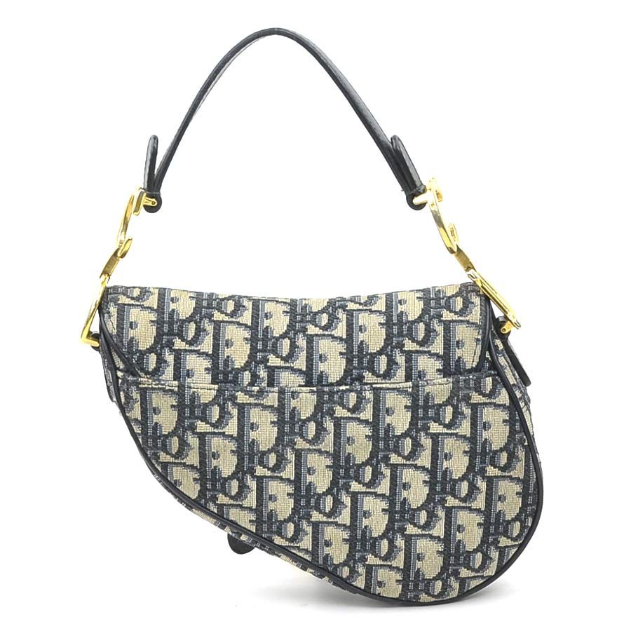 Dior Saddle Bag Leather Canvas — view 3
