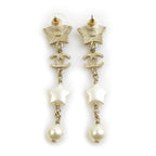Chanel Earrings White Gold — view 5