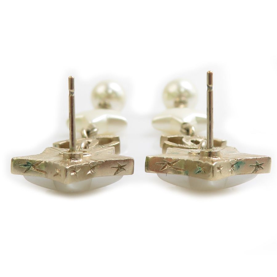 Chanel Earrings White Gold — view 6