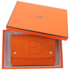 Hermes Playing Card Case Etui Carte GM Felt Orange — view 2