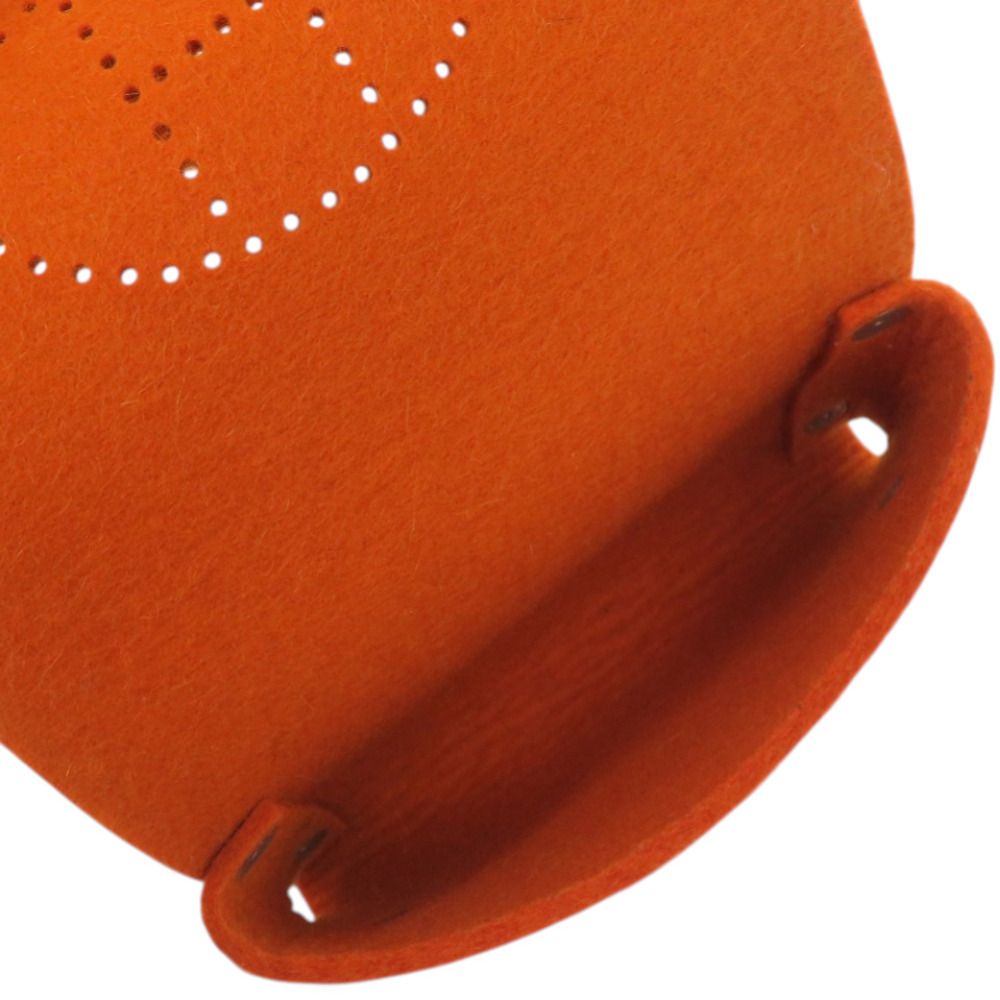 Hermes Playing Card Case Etui Carte GM Felt Orange — view 5