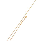 Celine Triomphe Sparkle Metal Rhinestone Gold Necklace — view 8