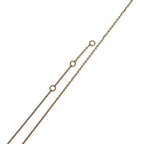 Celine Triomphe Sparkle Metal Rhinestone Gold Necklace — view 7
