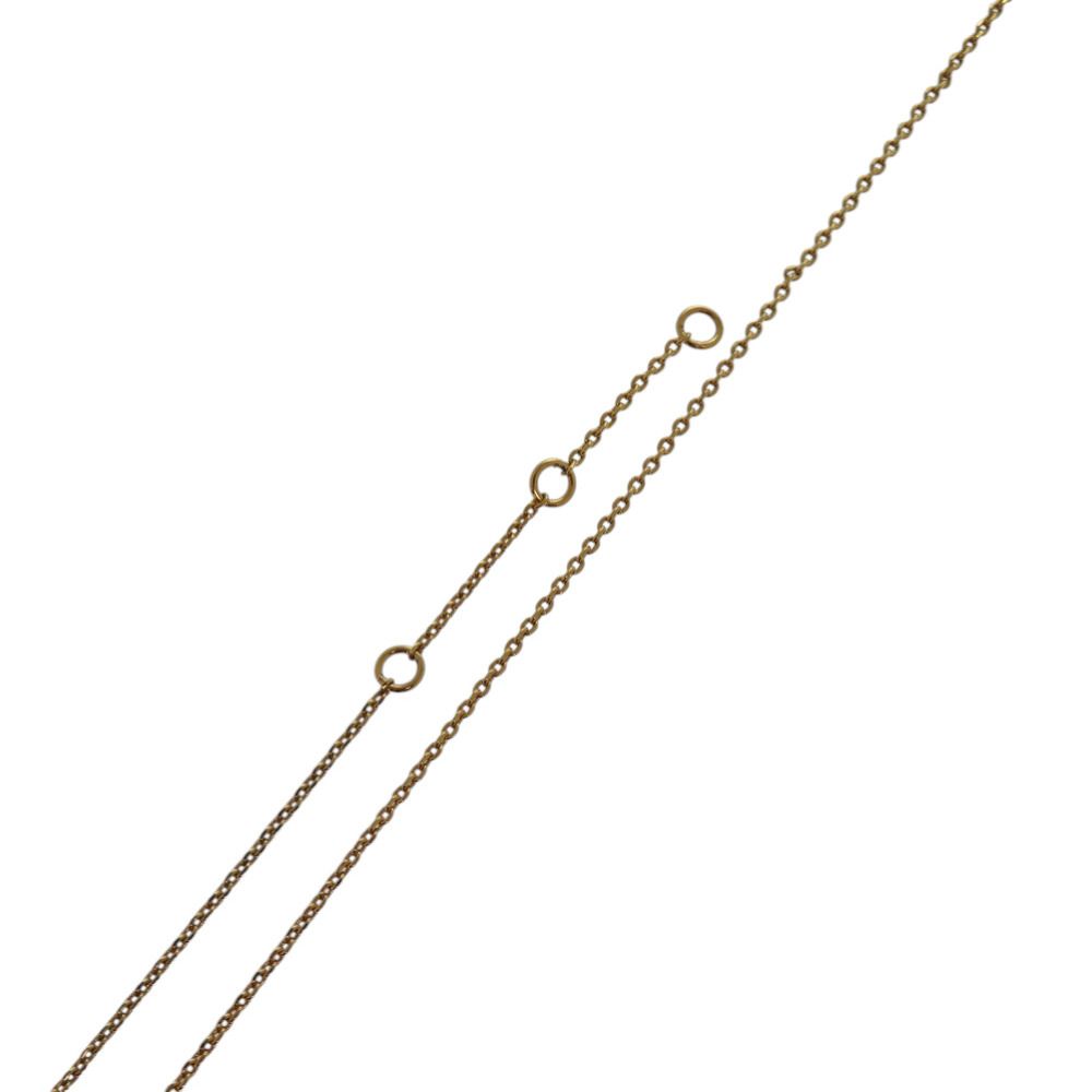 Celine Triomphe Sparkle Metal Rhinestone Gold Necklace — view 7