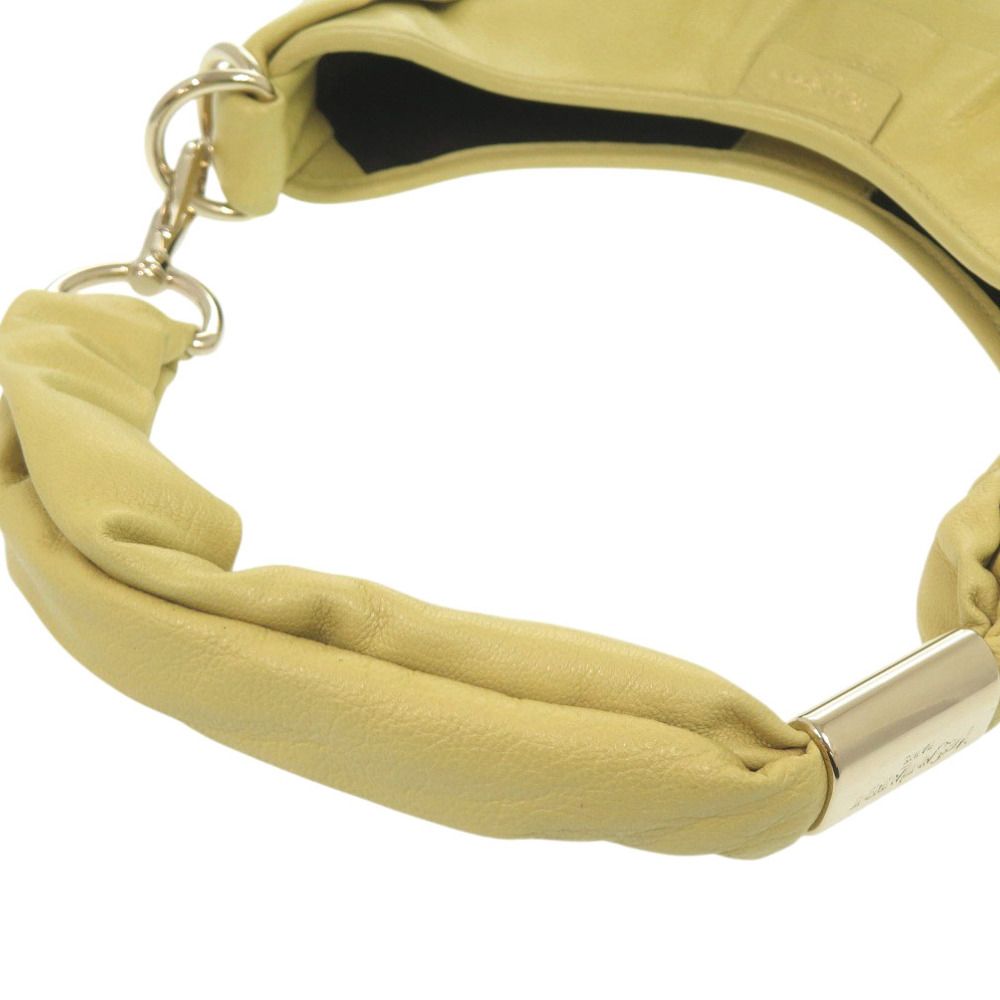 Saint Laurent Yves Tropez Leather Yellow Handbag — view 6