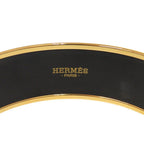 Hermes Enamel GM Tea for Two Metal Multicolor Bangle Bracelet — view 6