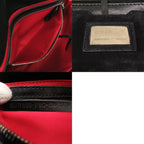 Fendi Mamma Bucket Beads Leather Black Handbag — view 9