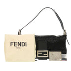 Fendi Mamma Bucket Beads Leather Black Handbag — view 2