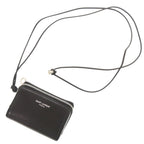 Saint Laurent Paris 2-Way Neck Strap Fragment Zip Box Silver Shoulder Bag — view 2