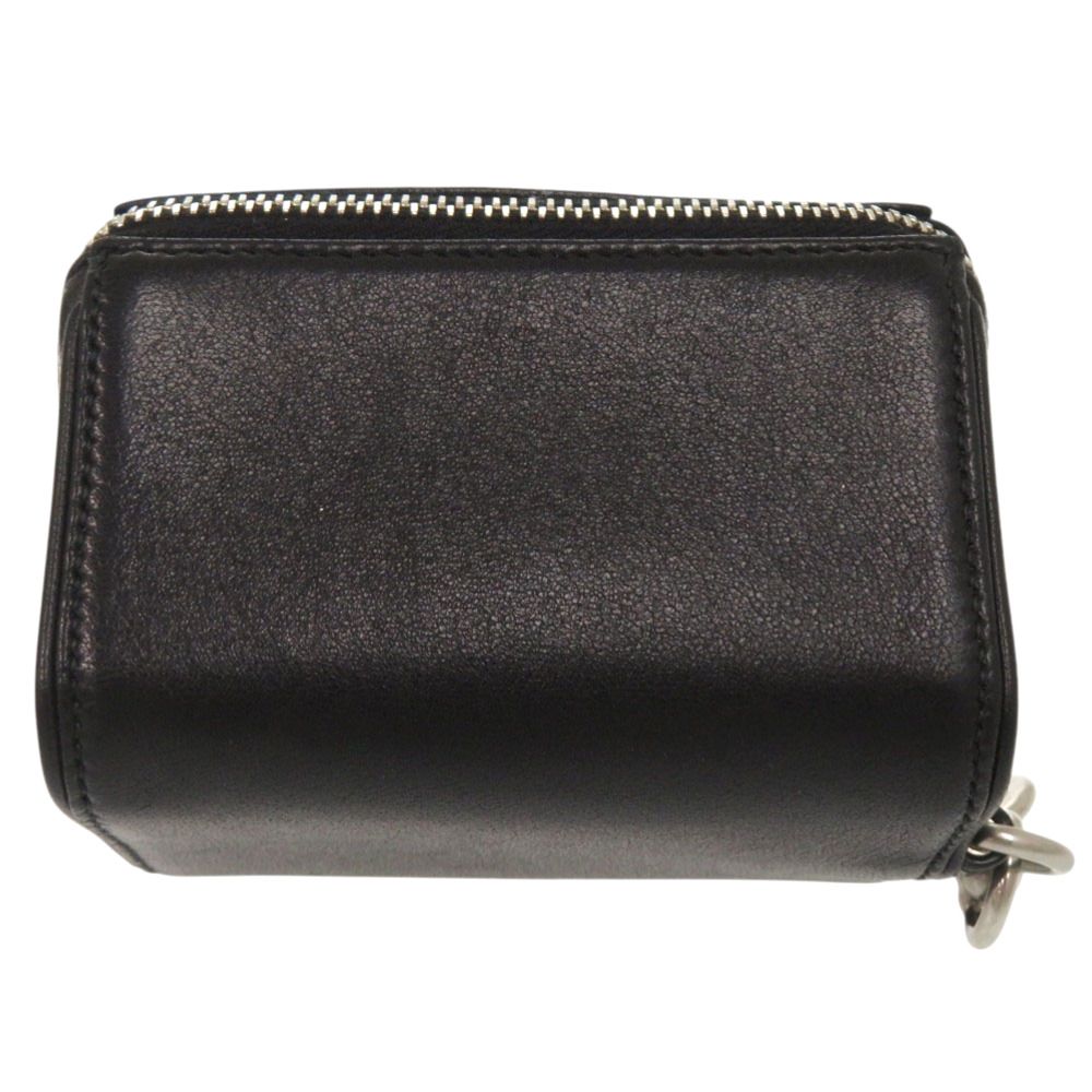 Saint Laurent Paris 2-Way Neck Strap Fragment Zip Box Silver Shoulder Bag — view 3