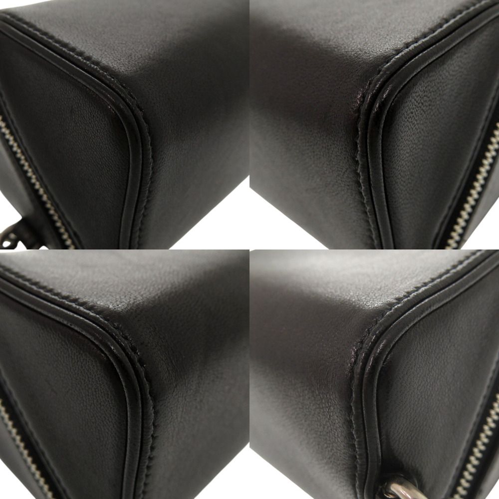 Saint Laurent Paris 2-Way Neck Strap Fragment Zip Box Silver Shoulder Bag — view 6