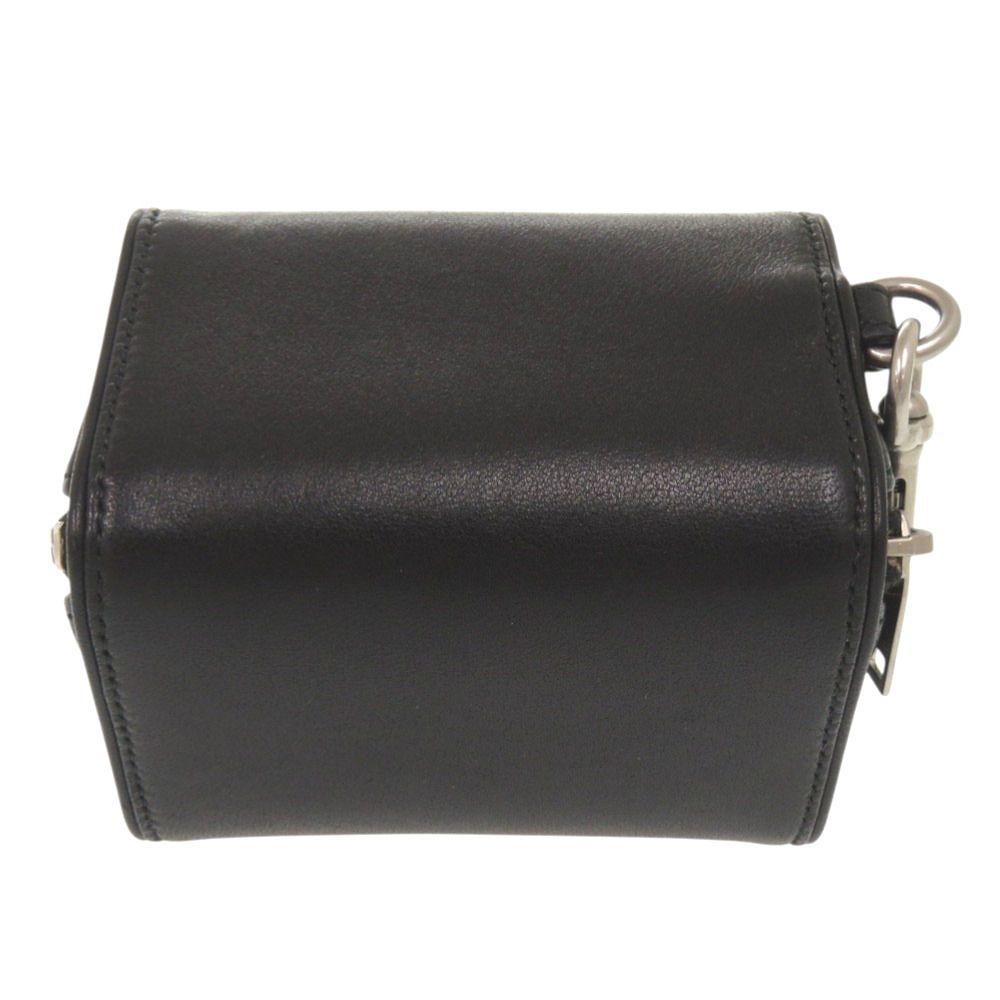 Saint Laurent Paris 2-Way Neck Strap Fragment Zip Box Silver Shoulder Bag — view 4