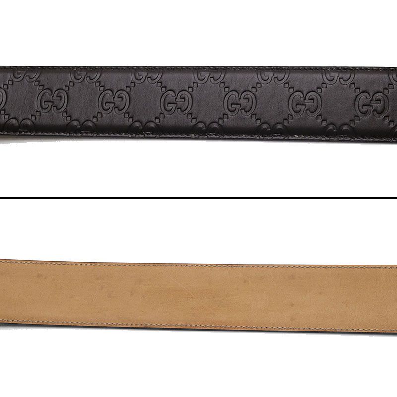 Gucci Interlocking Buckle Belt Black — view 3