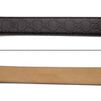 Gucci Interlocking Buckle Belt Black