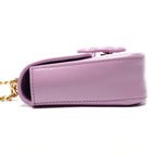 Celine Shoulder Bag Triomphe Chain Shiny Calfskin — view 3