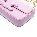 Celine Shoulder Bag Triomphe Chain Shiny Calfskin — view 6