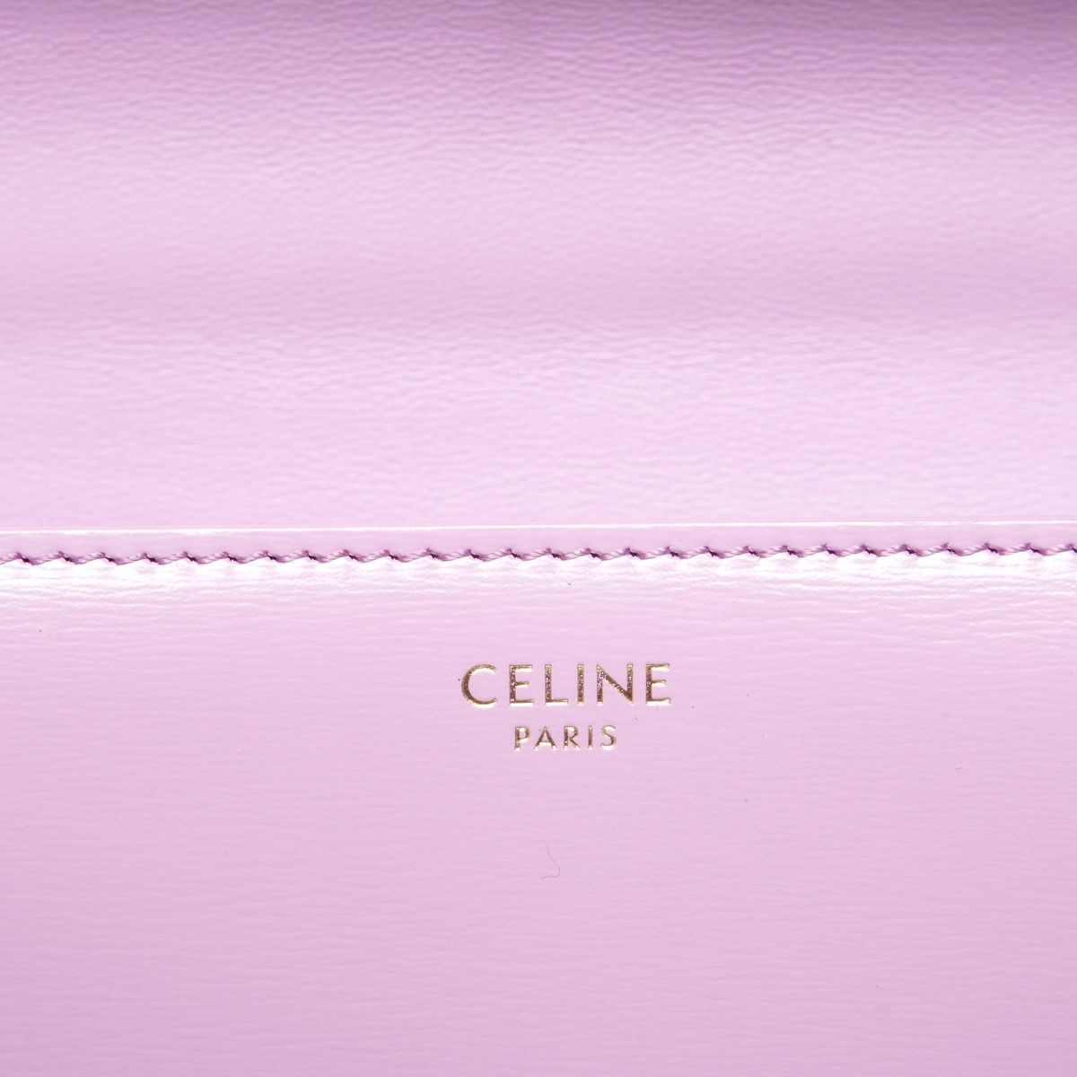 Celine Shoulder Bag Triomphe Chain Shiny Calfskin — view 9