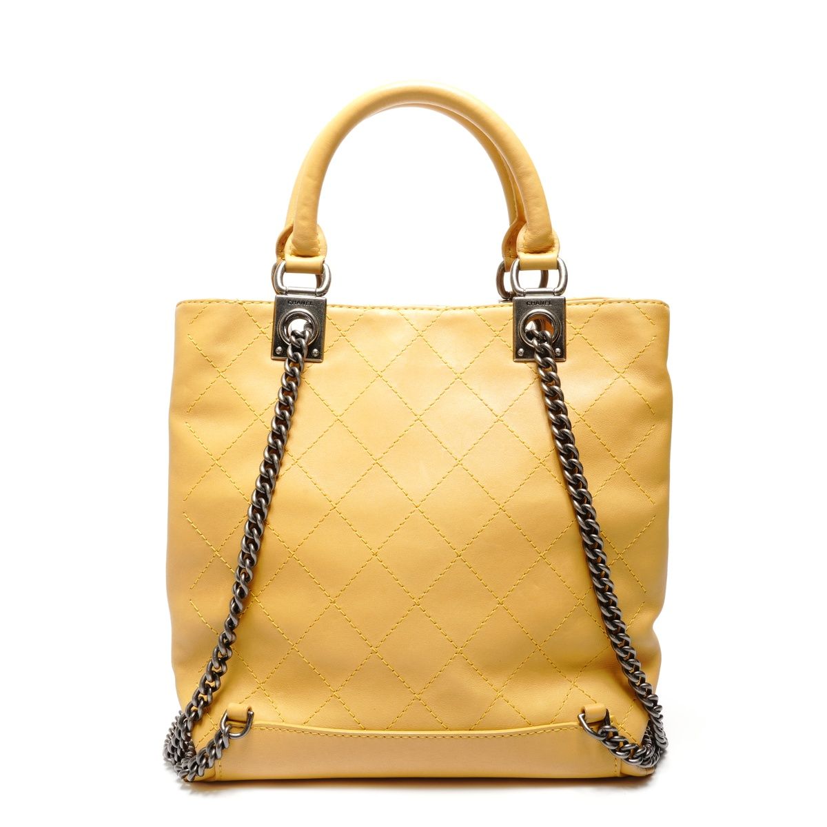 Chanel Handbag Gunmetal 2-Way — view 2