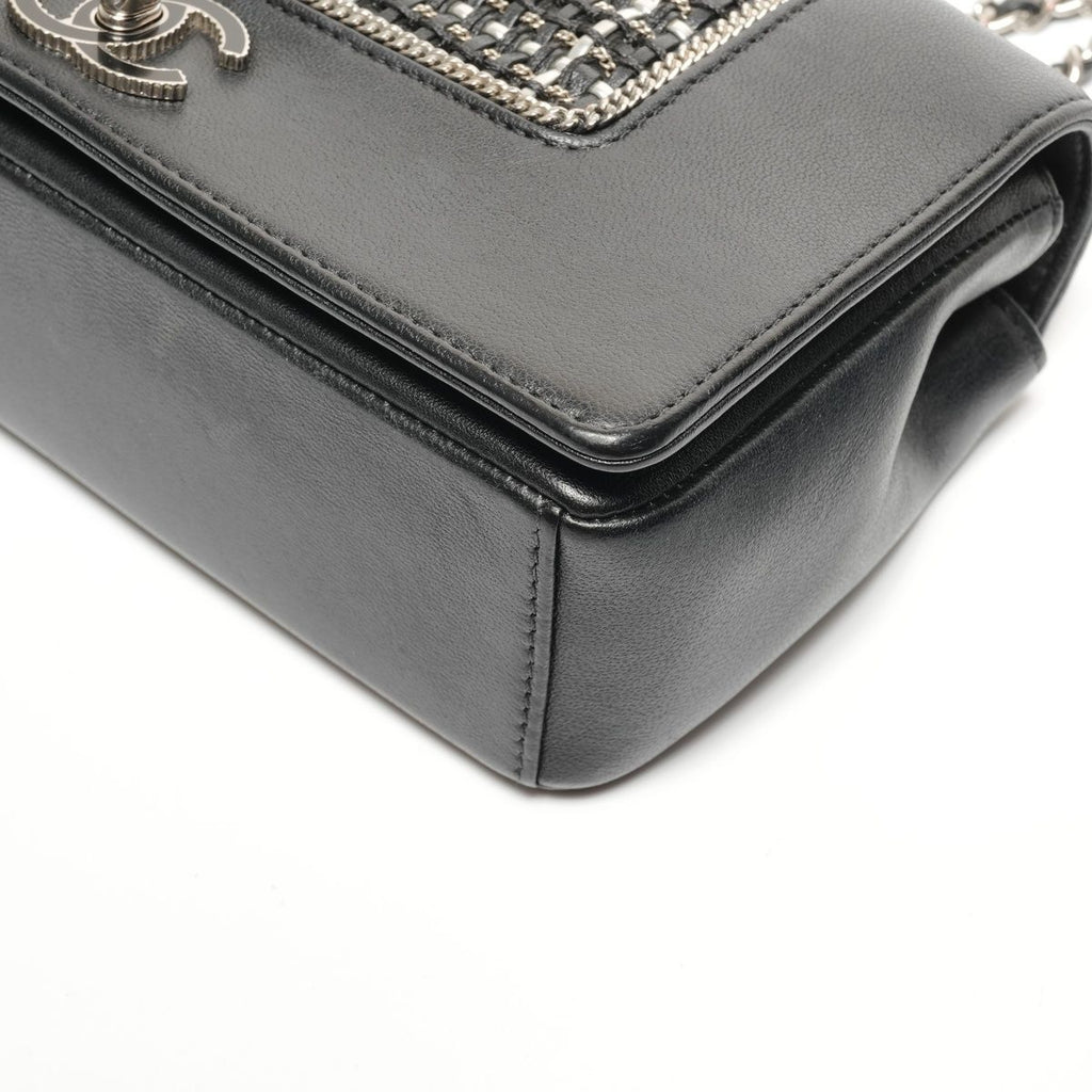 Chanel Shoulder Bag Lambskin Double Flap Check — view 6
