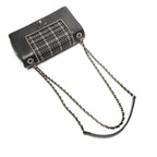 Chanel Shoulder Bag Lambskin Double Flap Check — view 8