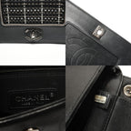 Chanel Shoulder Bag Lambskin Double Flap Check — view 9