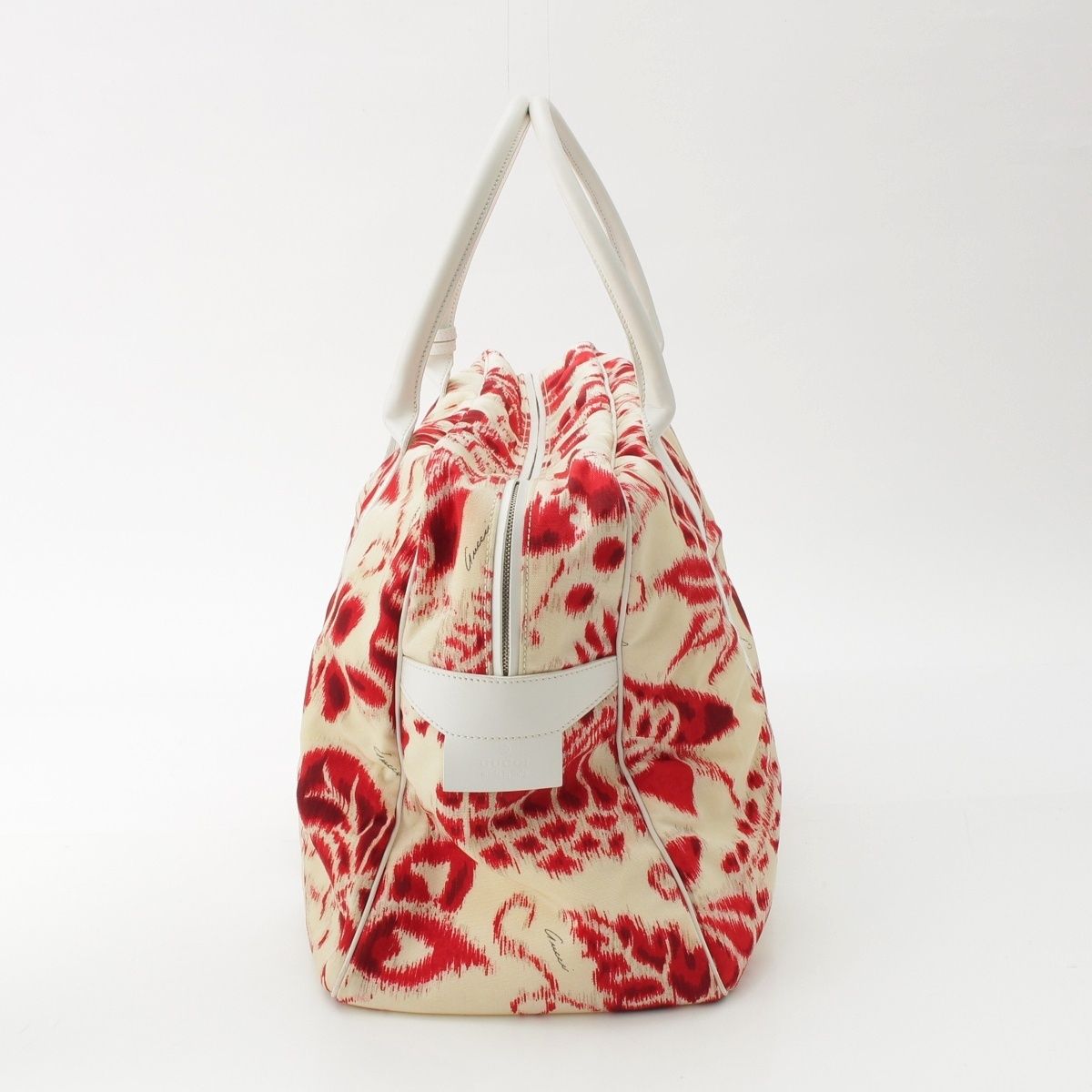Gucci Era Flower Boston Bag Red — view 3