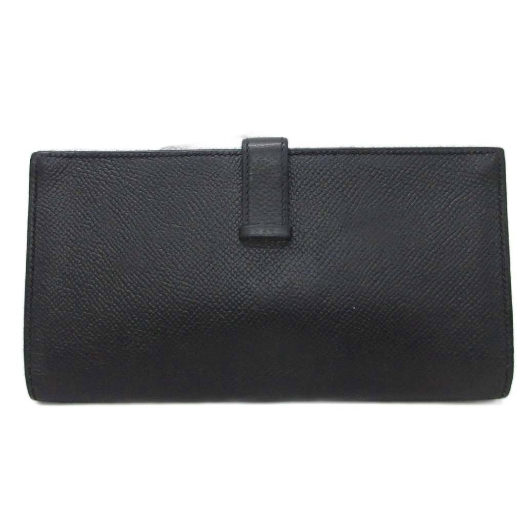 Hermes Bearn Souffle Logo Wallet Bifold with Coin — view 2